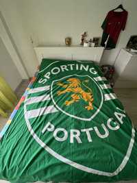 Capa de edredon solteito sporting