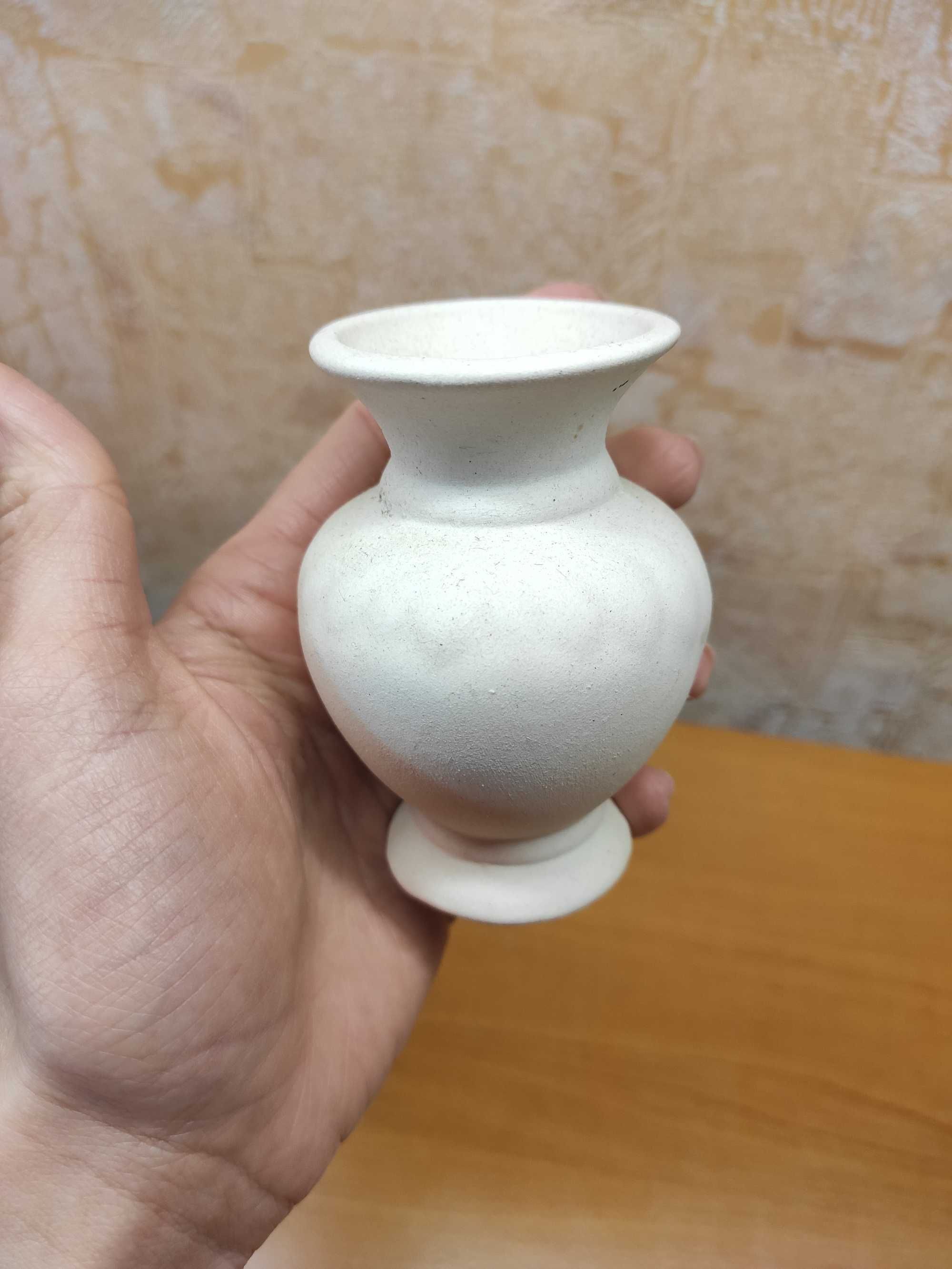 Глиняная вазочка основа для декора ТВОРЧЕСТВО