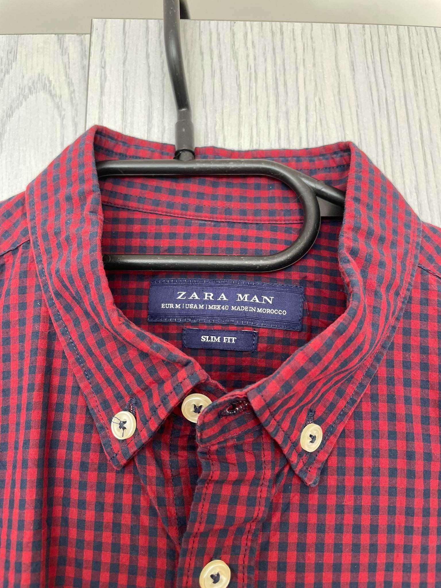 Męska koszula marki "Zara" w kratkę