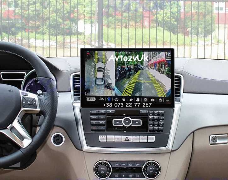 Магнитола ML GL GLK C Mercedes w166 x204 w204 w212 E-class Android 14