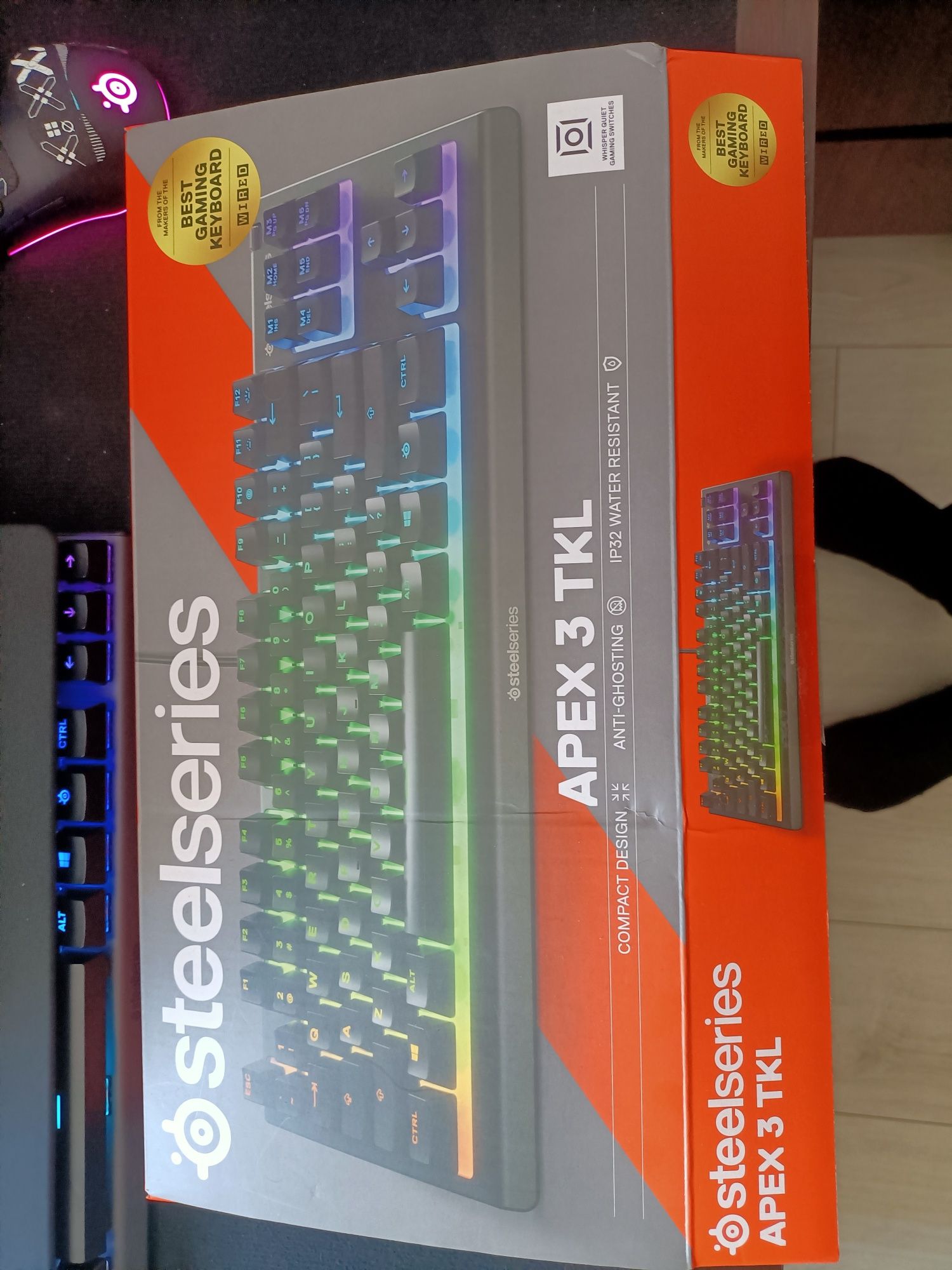 Klawiatura gamingowy steelseries Apex 3 tkl czarna