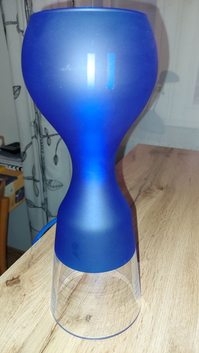 Lampa stołowa Schlager IKEA niebieska. Vintage. Unikat!