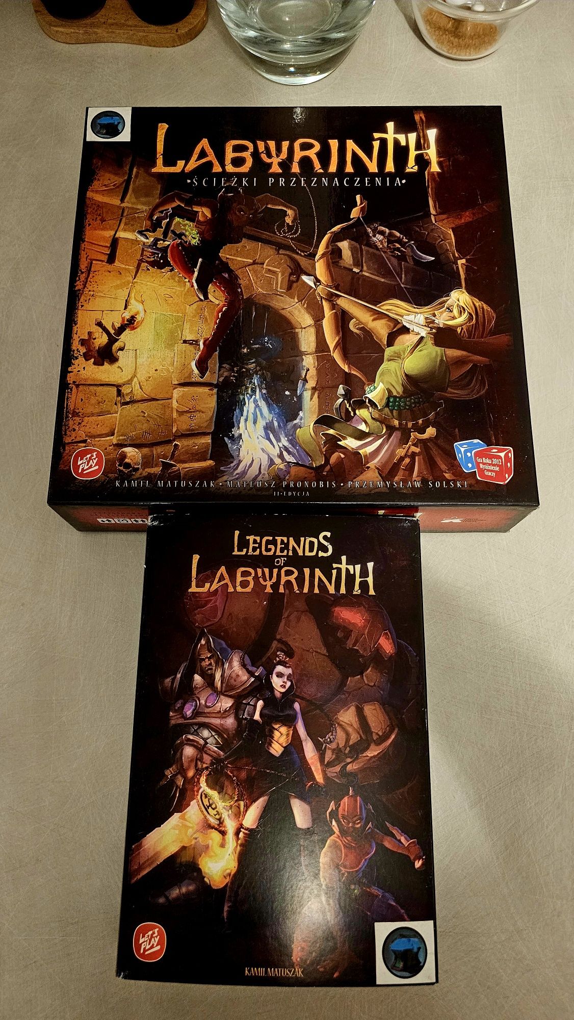 Gra planszowa Labyrinth plus dodatek