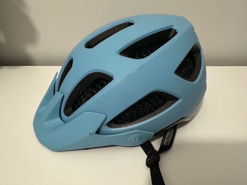 Kask rowerowy MTB Bontrager Rally WaveCel niebieski