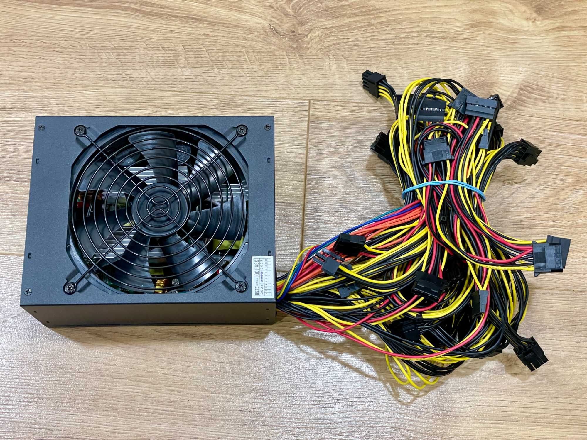 Блок живлення для пк або майнінг ферми Kenweiipc 1600W 90+ Gold