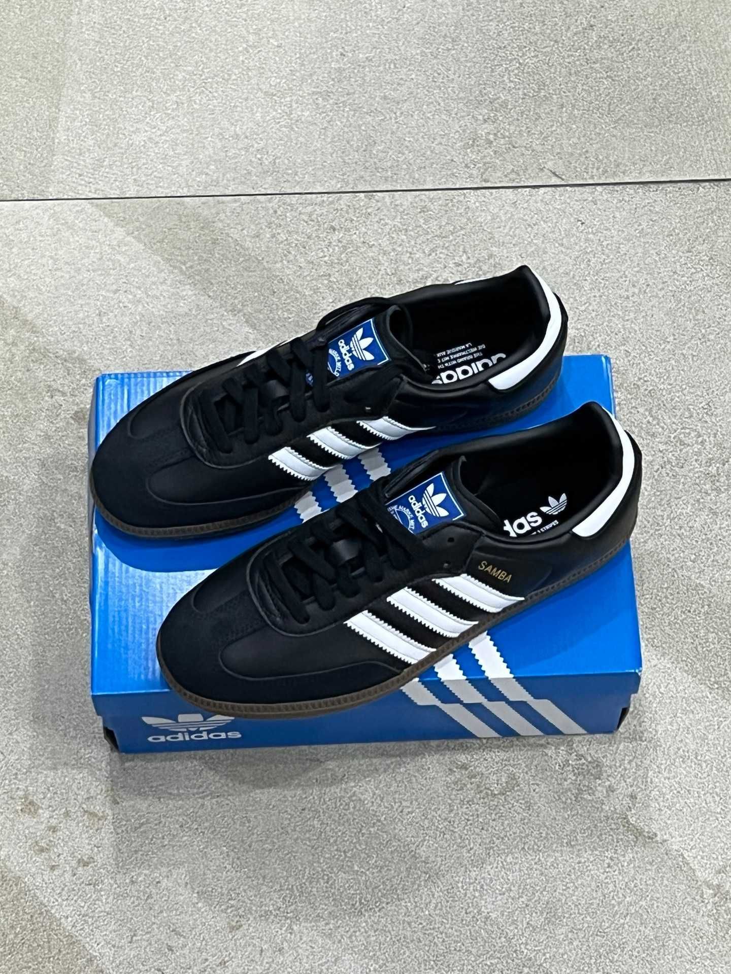 Nowe\B75807*adidas^SambaOG*|Czarny ButyUnisexTrampki.40.5