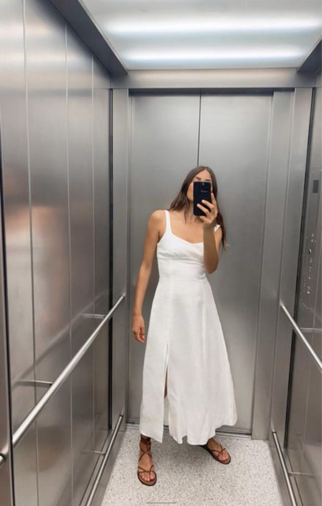 Льон плаття Zara