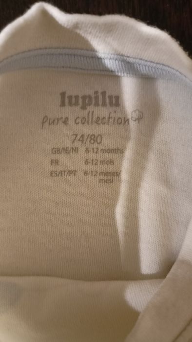 Dres, komplet dresowy bluza + spodnie lupilu rozm. 74-80 + gratis