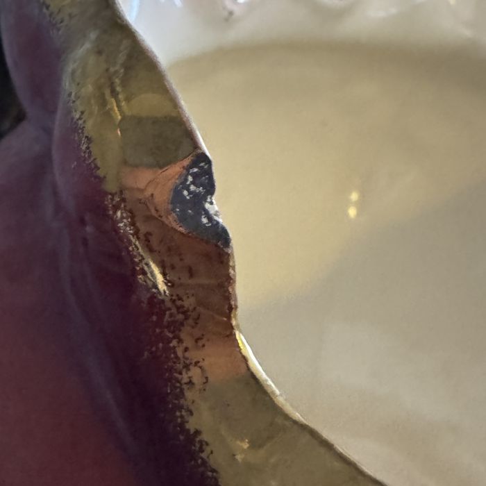 Duża porcelanowa donica Staffordshire-Anglia