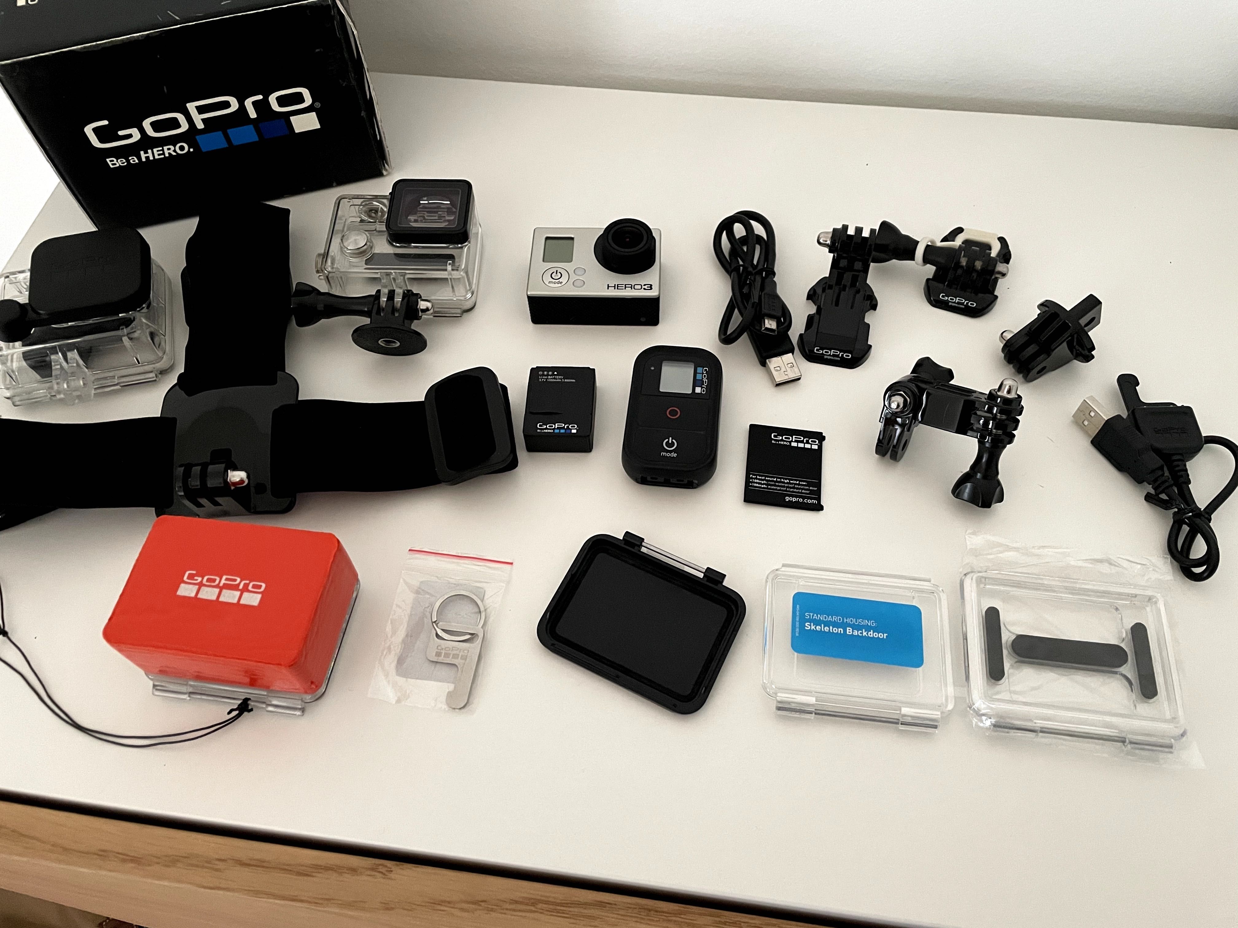 GoPro Hero 3 Black Edition + Acessórios