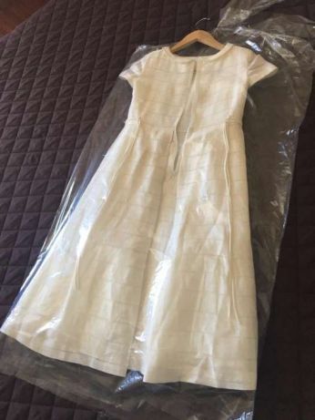 Vestido de cerimónia ideal para casamento Catequese Baptizado menina