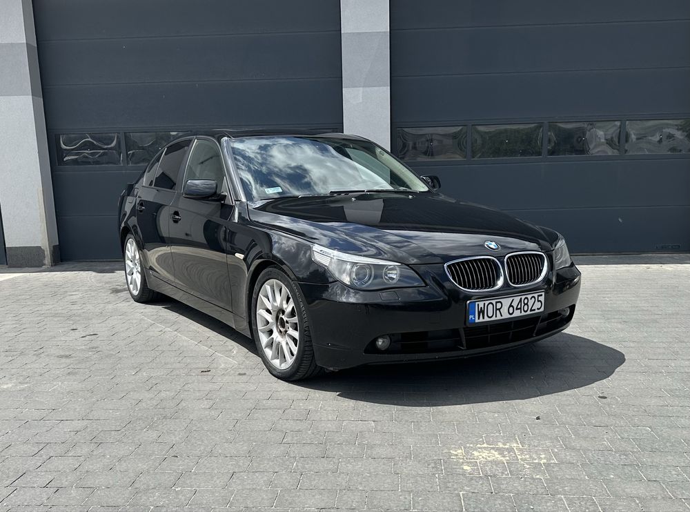 Bmw e60 530d / komforty / masaże / grzana kierownica / HEAD-UP /