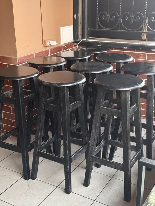 Барні стільці з натурального дерева