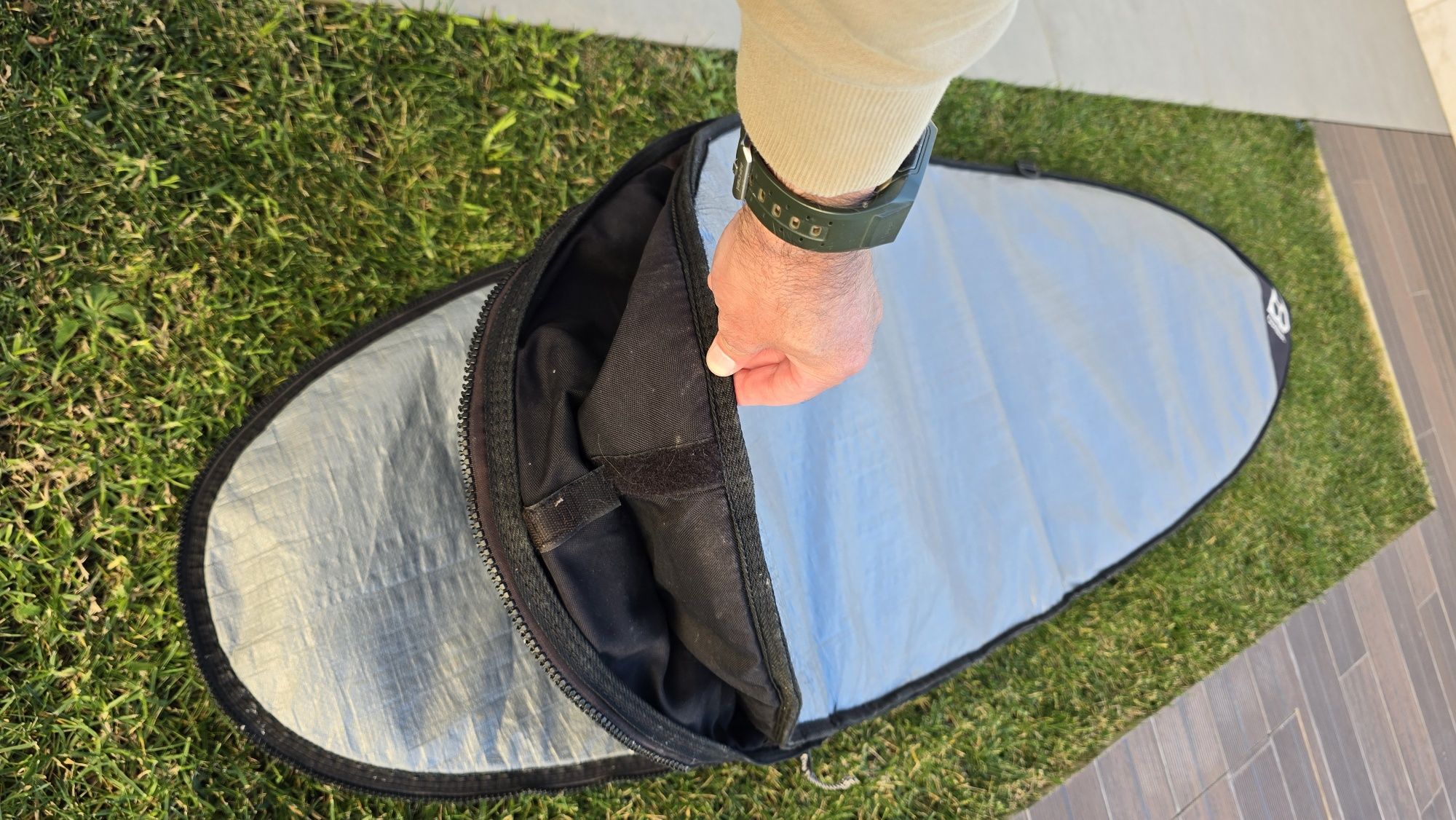 Capa saco dupla reforçada surf surfboards Gorilla 6.7 impecável