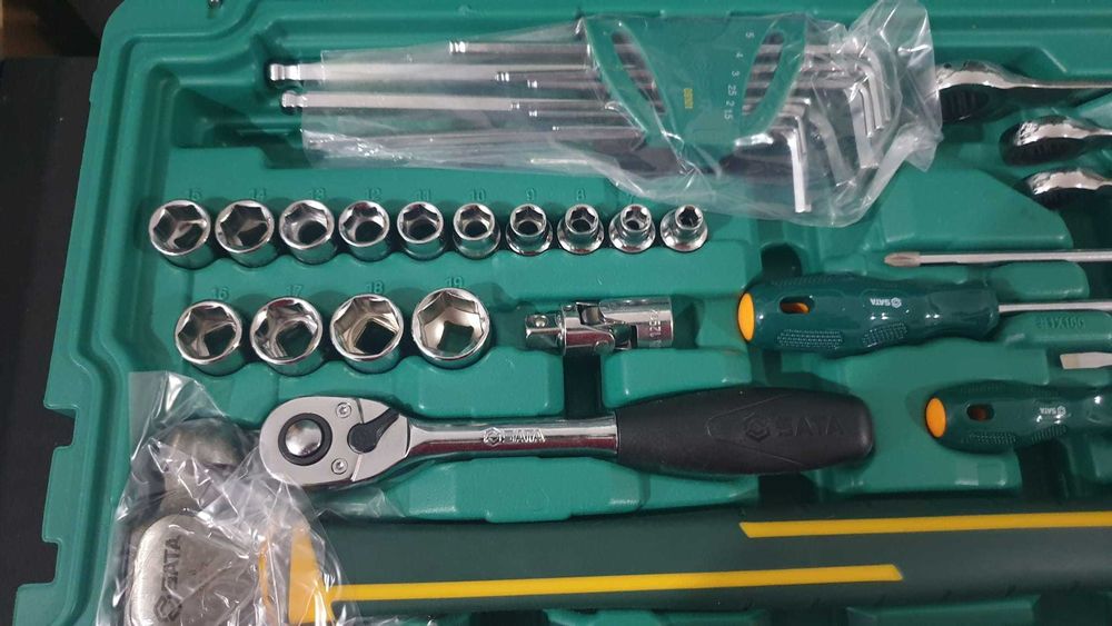 Conjunto de ferramentas 58 peças mecânicas métricas de 6 pontos