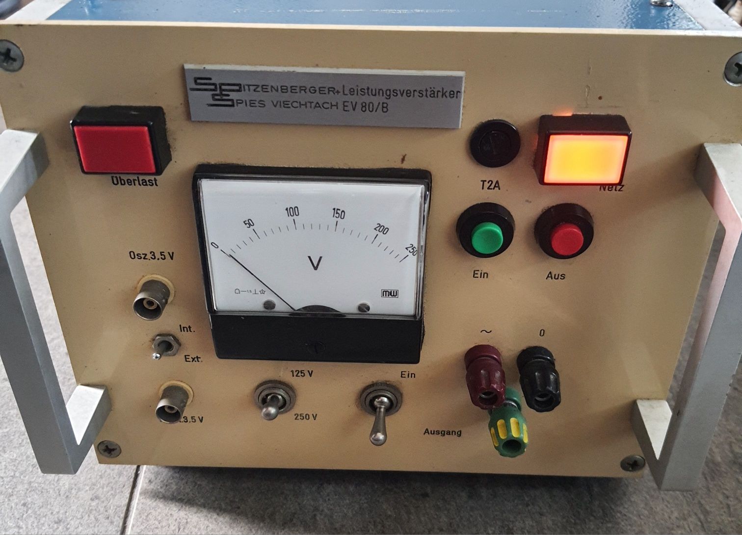 Wzmacniacz pomiarowy SPITZENBERGER  EV 80/B