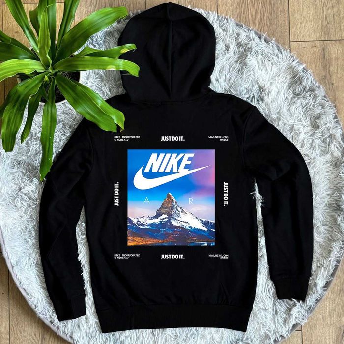 Худи Nike Черное — Кофта Найк Jordan Чорна — Новая зипка — NSW Tee To