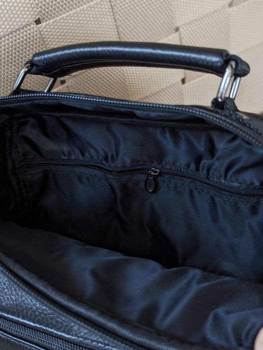 Кожаная мужская сумка Leadhake с ручкой. Размер L. Шкіряна сумка