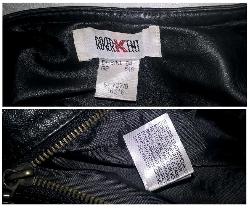 Кожаный жилет Roger Kent Германия натуральная кожа большой размер