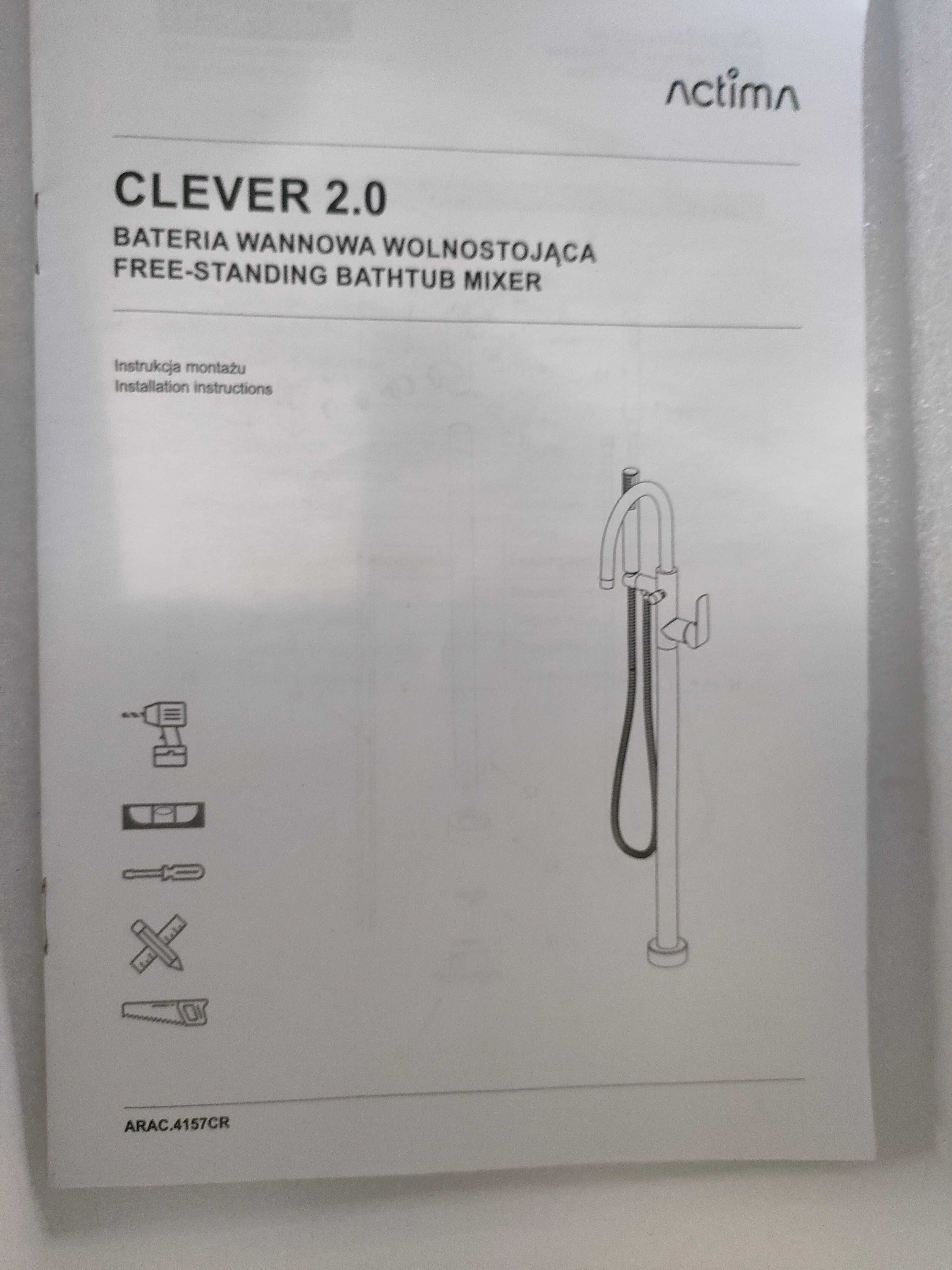 Bateria wannowa wolnostojąca Clever 2.0