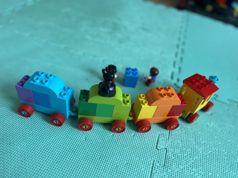 Lego Duplo 10847 Pociąg Z Cyferkami zestaw kompletny plus karty