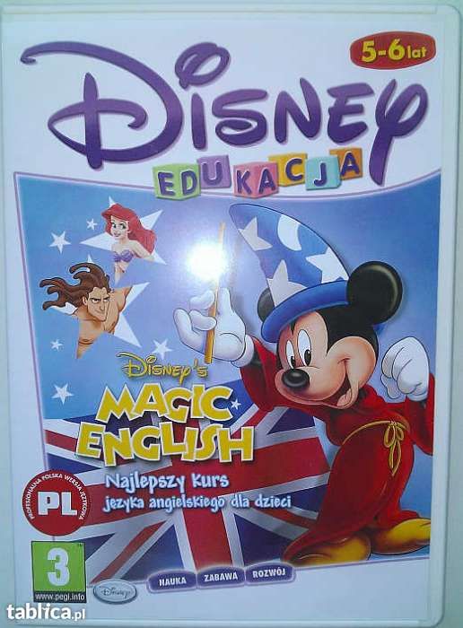 Edukacyjna Gra PC - jęz. ang. Disney Magic English Edukacja 5-6 lat