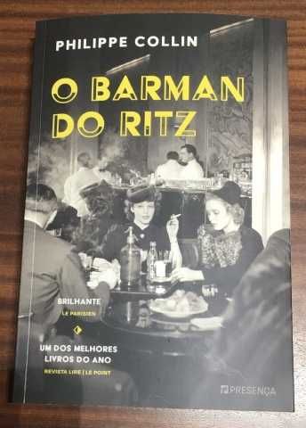 "O Barman do Ritz", Philippe Collin (portes grátis) Novo