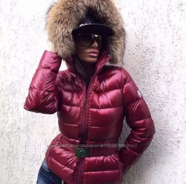 Moncler Tatie женские пуховики натур мех XS,S,M