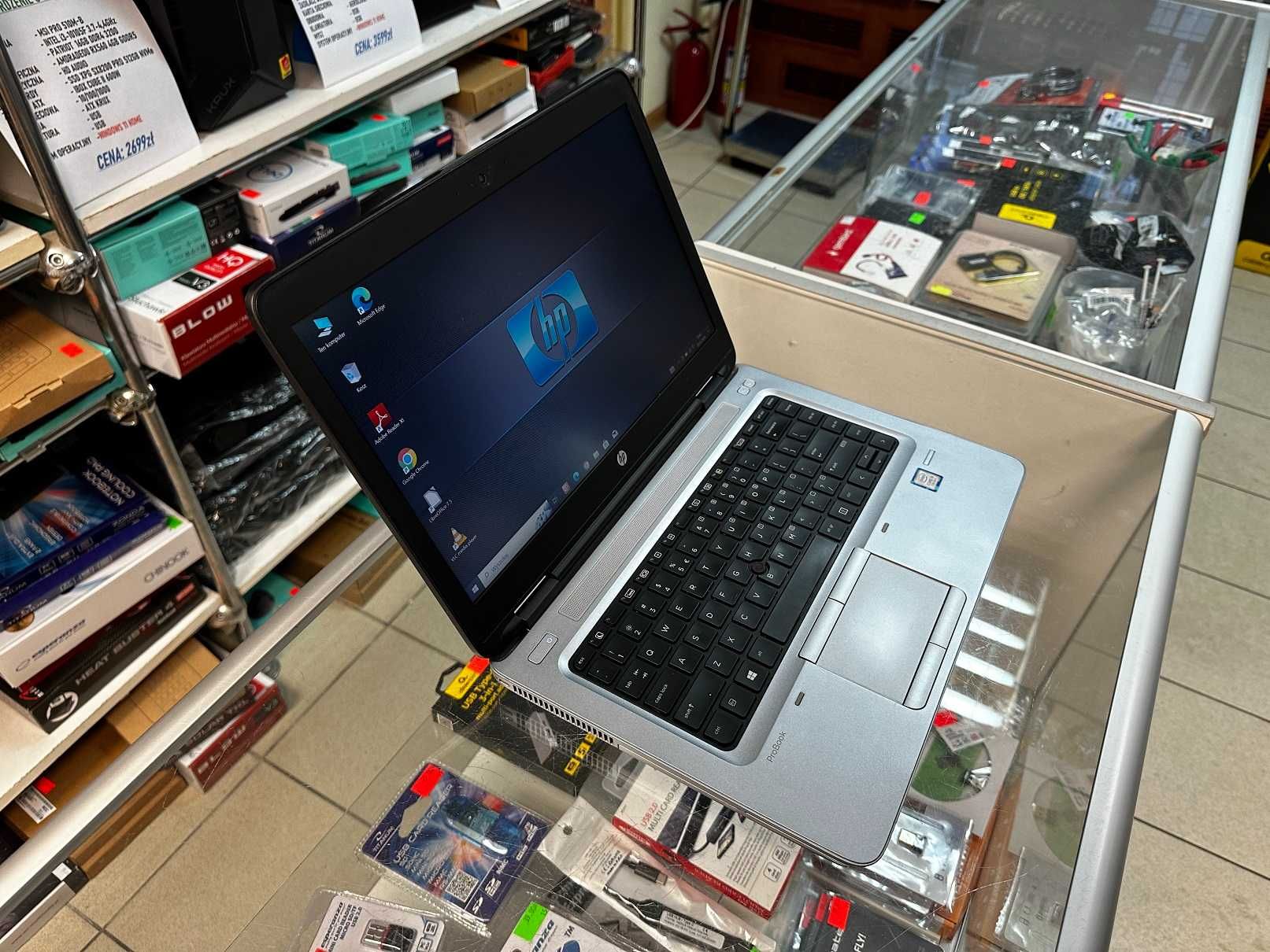 Laptop HP ProBook 640 G3 i5-7300 8GB ssd128 hdd500 WIN10 pro