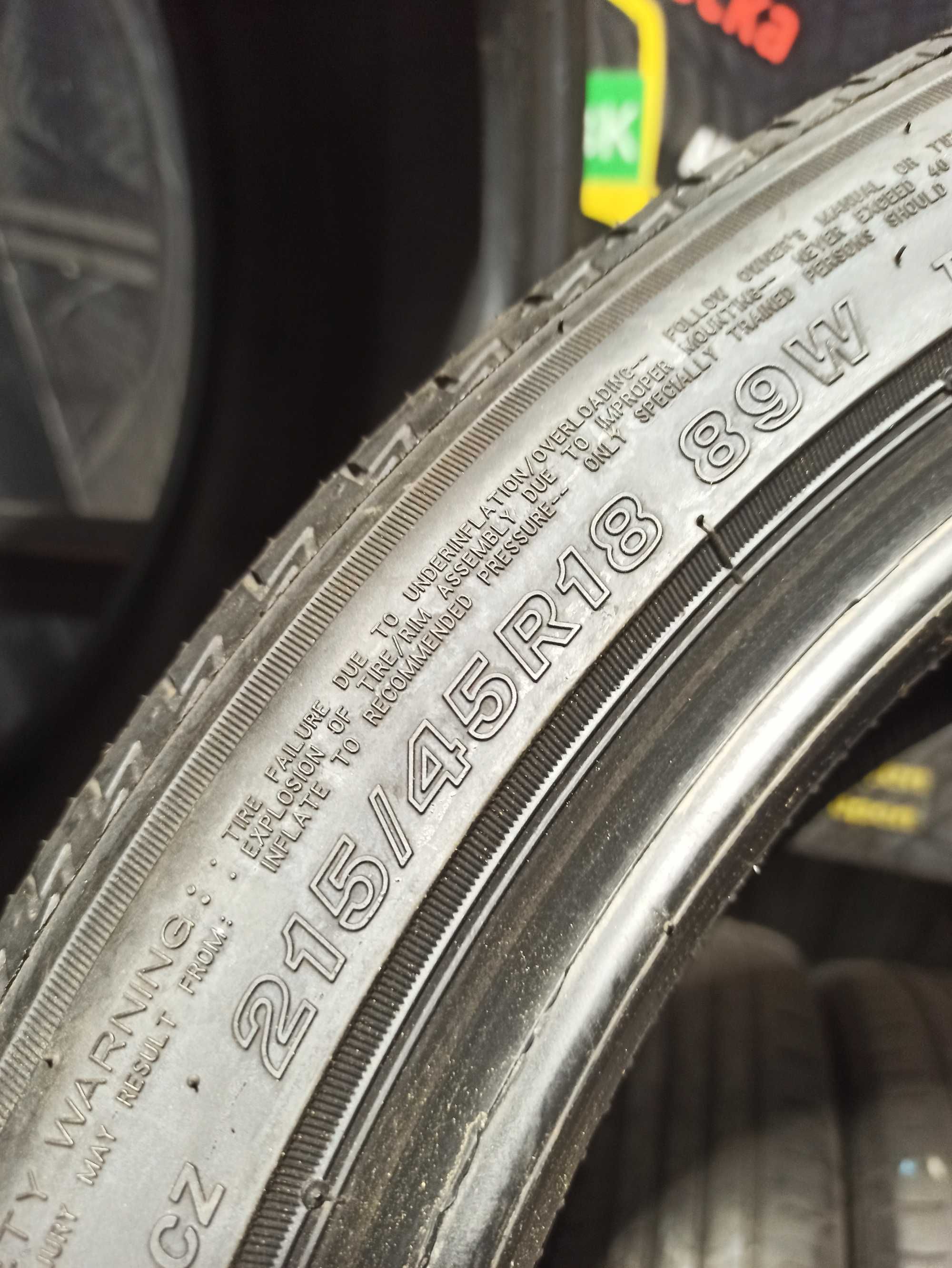 Opony Letnie 215/45/18 BRIDGESTONE TURANZA #1566