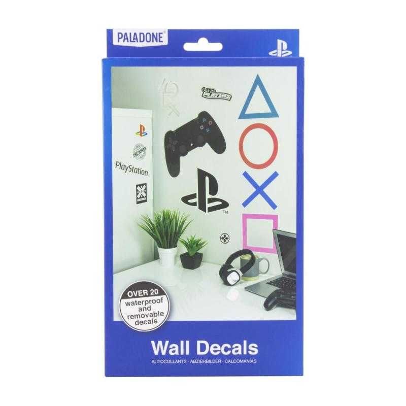 Zestaw Naklejek Na Ścianę PLAYSTATION WALL DECALS 21 Szt Nowy Poznań