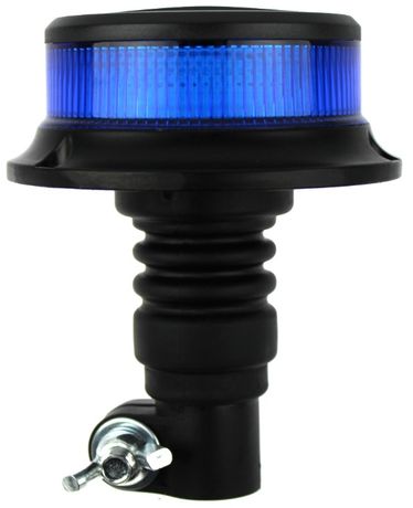 Lampa ostrzegawcza kogut LED na trzpień niebieski