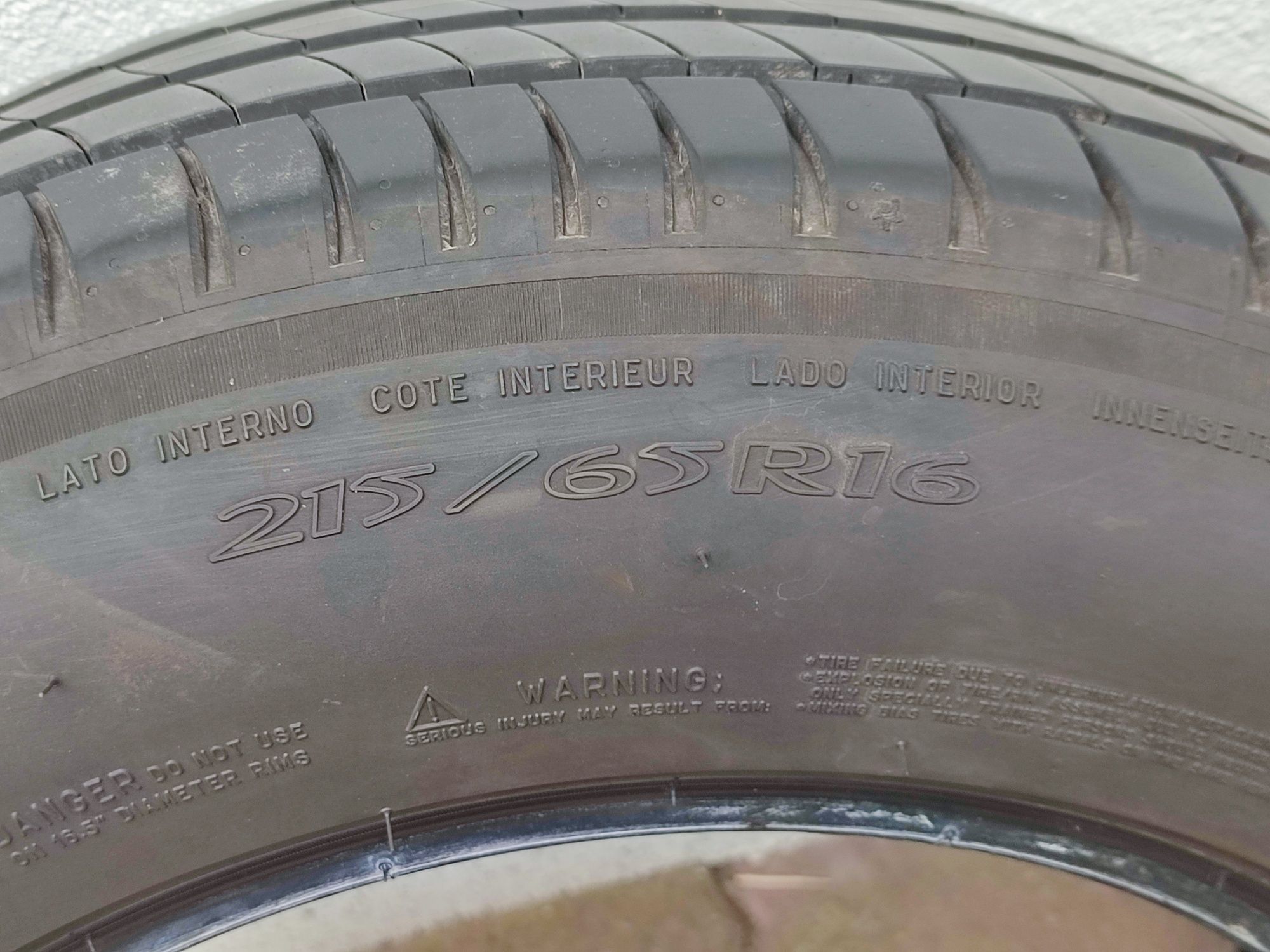 Opony letnie 215/65/16 Michelin Primacy