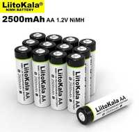 Пальчиковые NI-Mh аккумуляторы LiitoKala AA 2500 mAh 1.2V