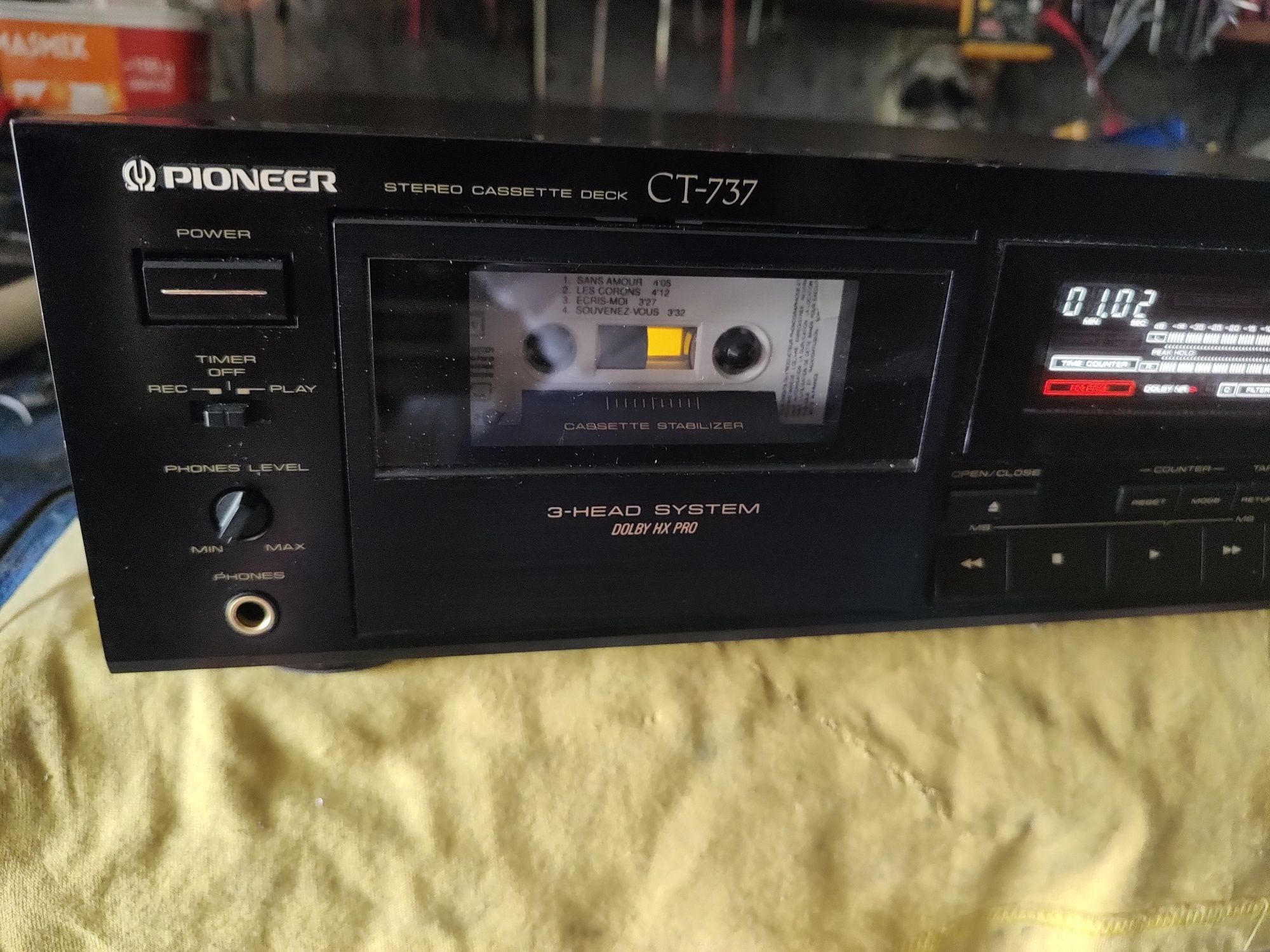 Pioneer CT-737 3-glowicowy że