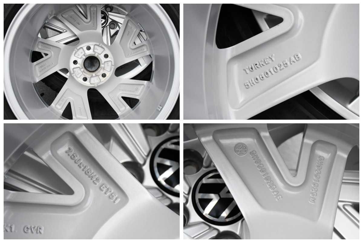 Koła Felgi Vw 18" 5x112 Golf 5 6 7 8 GTI GTD R Touran Caddy Zima 21r