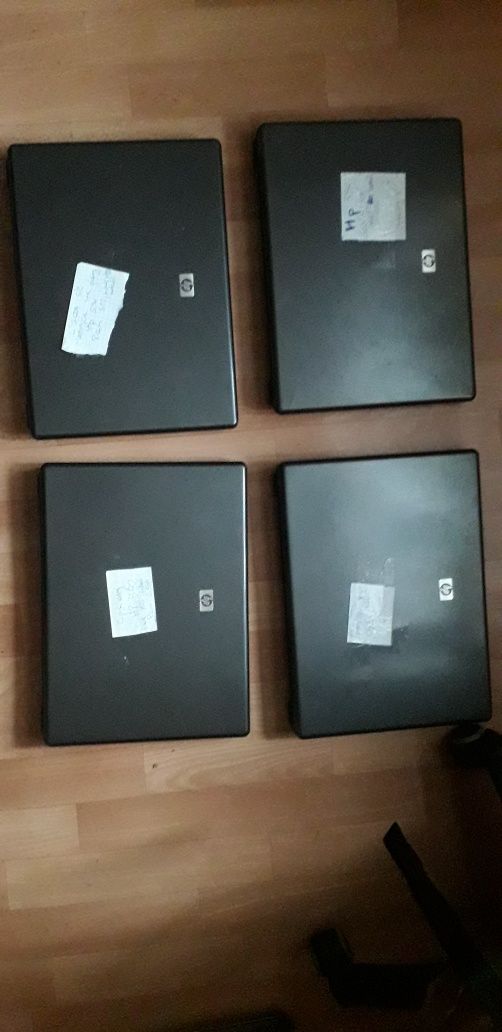 4 Laptopy Hp550 sprawne  bez hdd i baterii celeron tam 2.5gb okazja!