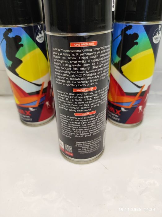 Smar do nart w sprayu wax 200 ml nowy wysyłka sklep