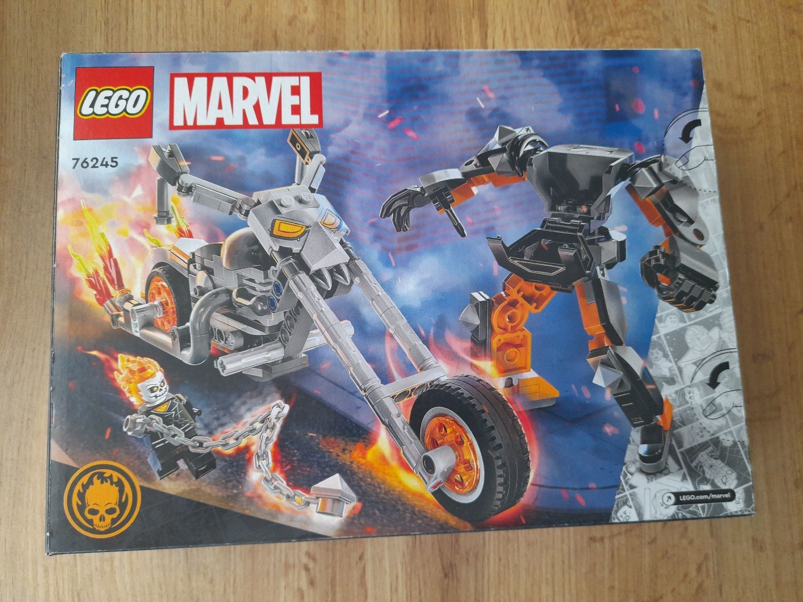 Klocki LEGO Marvel Super Heroes 76245 - Upiorny Jeździec - mech i moto