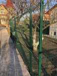 Забор из сетки Полтава зелёная сетка для забора в ППЛ