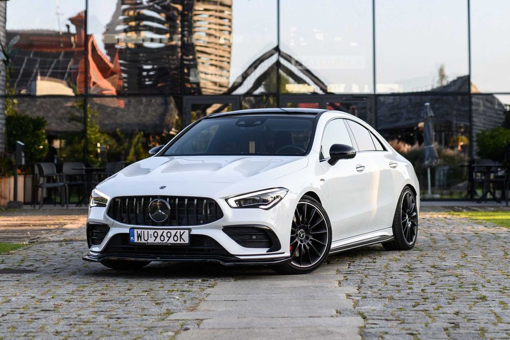 Auto do ślubu – Mercedes CLA 35 AMG biały