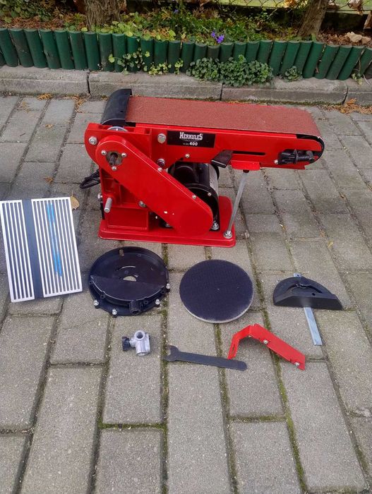 Szlifierka taśmowo tarczowa stołowa HEKULES H-DS 400