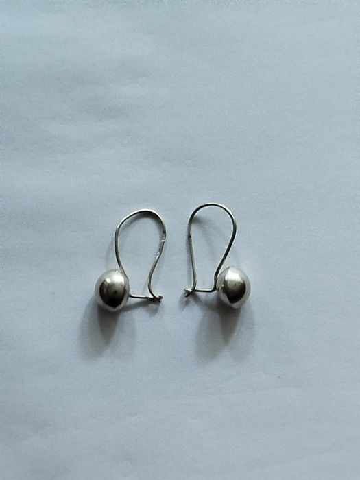 Srebrne kolczyki kulki 1