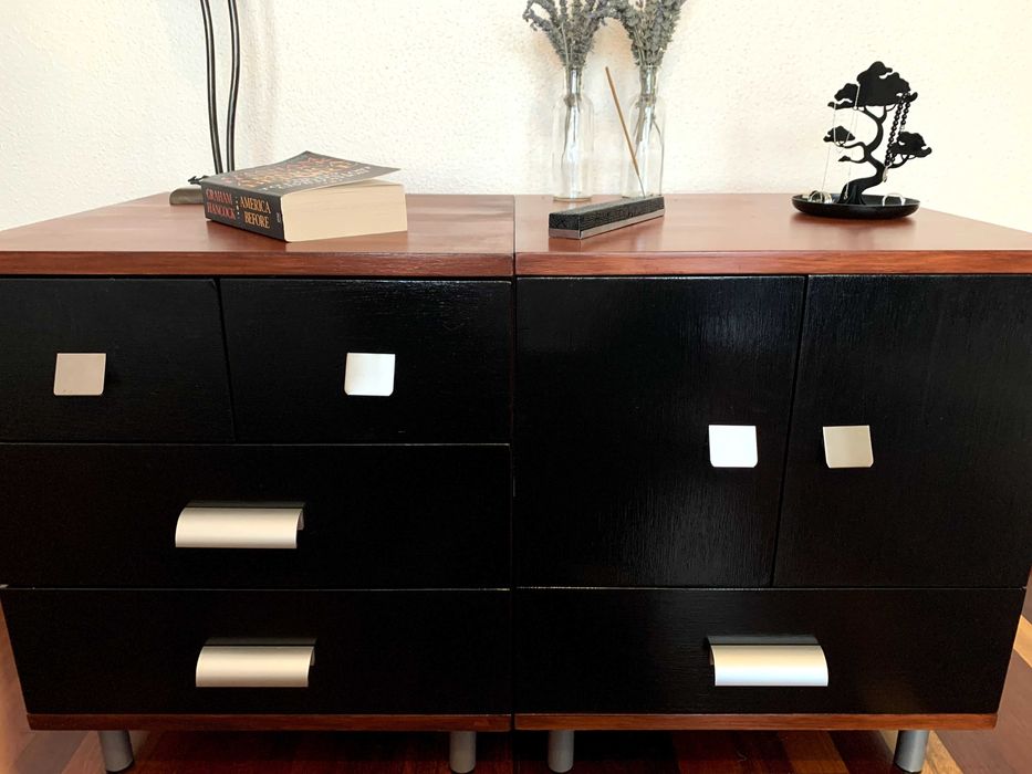 Conjunto 2 Cómodas/ Mesas de Cabeceira Modernas