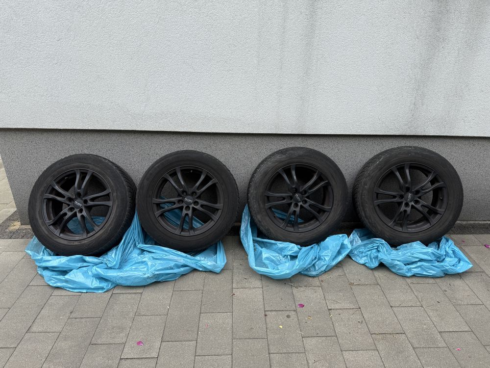 Felgi ANZIO Split Matt Black 17 Opony Nokian