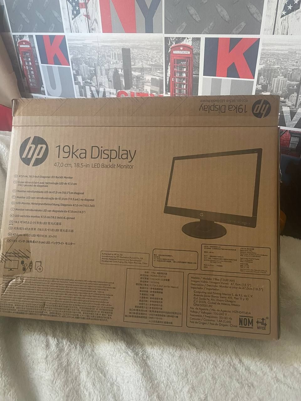 Monitor 19ka Display HP