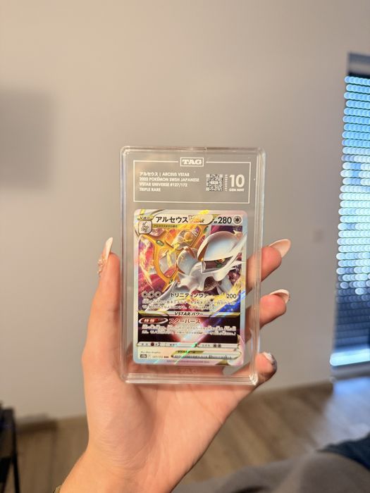 Karta pokemon oceniona ARCEUS VSTAR