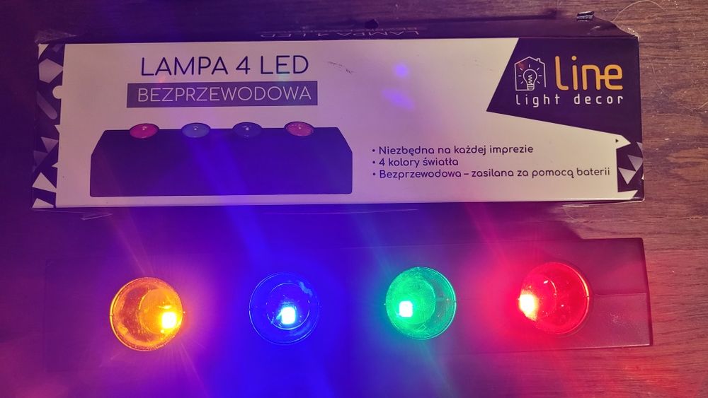 LED BAR RGBY - efekt imprezowy