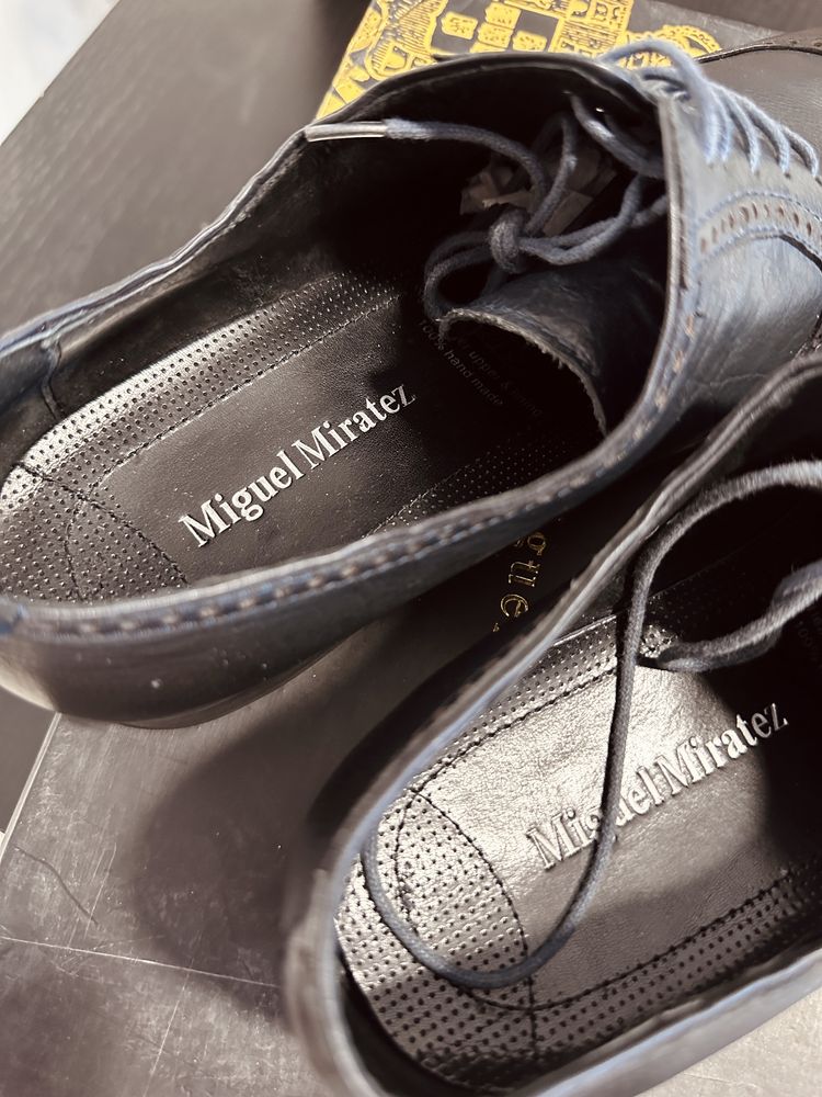Чоловічі туфлі броги Miguel Miratez шкіряні