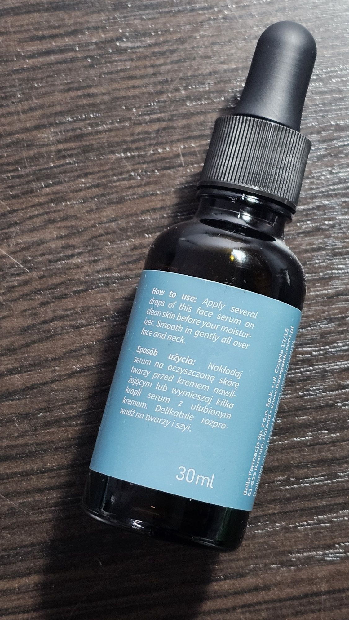Be Organic - Natural Face Serum do twarzy.